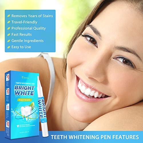Teeth Whitening Pen Gel 4 Pens, Painless, Effective, Remove Yea...