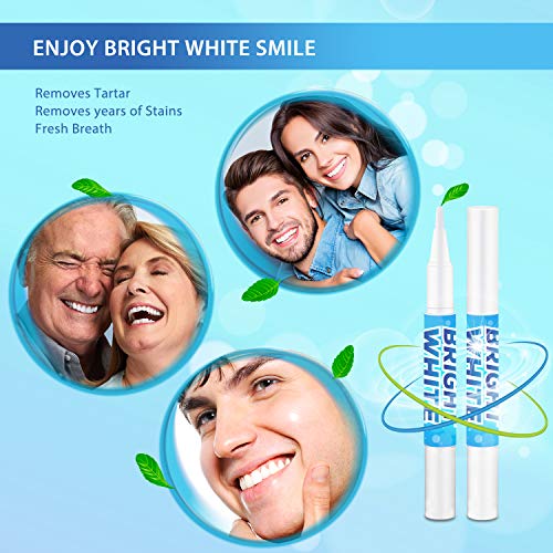 Teeth Whitening Pen Gel 4 Pens, Painless, Effective, Remove Yea...