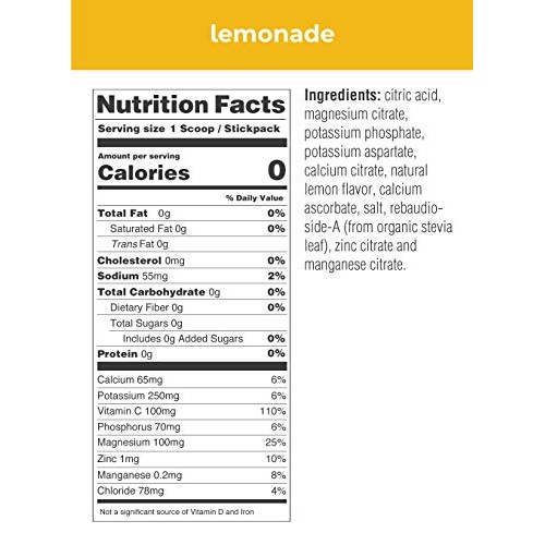 Ultima Hydrating Electrolyte Powder, Lemonade, 90 Servings, no Su...