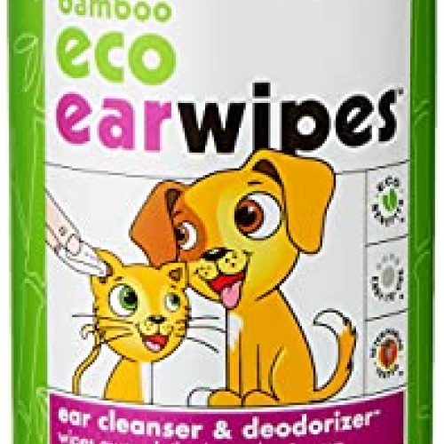 Petkin Pet Eco Ear Wipes Size 80ct Petkin Pet Eco Ear Wipes Dog/C...