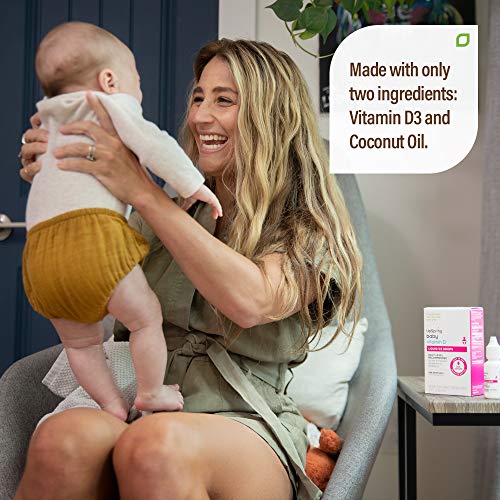 Upspring Baby Vitamin D3 Drops for Infants | Flavorless | Easy to...