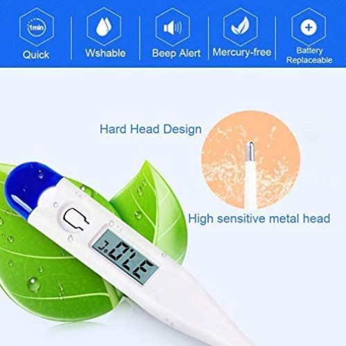 Basal Body Thermometer - Waterproof, Highly Accurate 1/100th Degr...