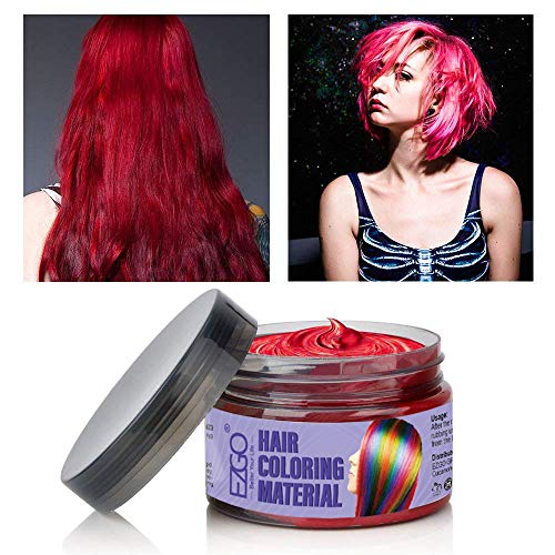 EZGO Washable Temporary Hair Color Wax, Natural Hairstyle Hair Wa...