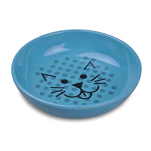 Van Ness ECOWARE Cat Dish,Pacific Blue, 8 Ounce, Single Dish ECW...