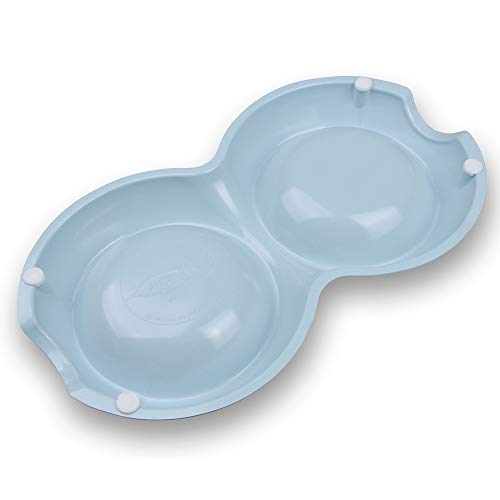 Van Ness - Ecoware Double Cat Dish, Renewable & Sustainable Bambo...