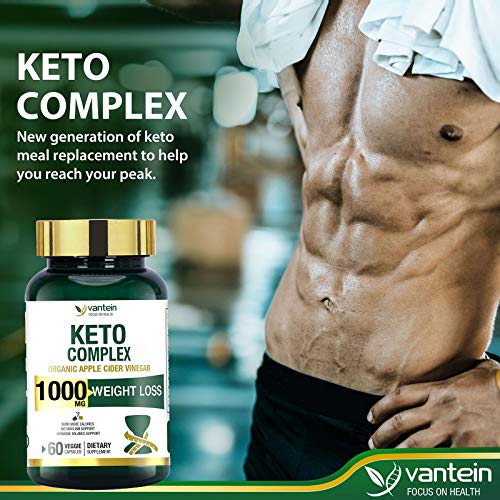 Keto Pills, 60 Capsules Fat Burner & Weight Loss Supplement Formu...