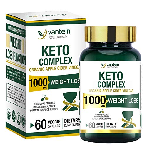 Keto Pills, 60 Capsules Fat Burner & Weight Loss Supplement Formu...