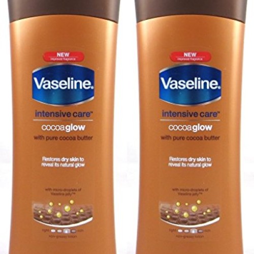 Vaseline Intensive Care Cocoa Glow Body Lotion With Pure Cocoa Bu...