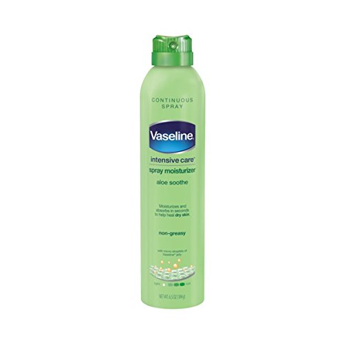 Vaseline Intensive Care Spray Moisturizer, Aloe Soothe 6.5 oz, Tw...