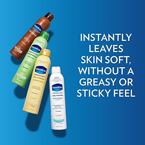 Vaseline Intensive Care Spray Moisturizer, Aloe Soothe 6.5 oz, Tw...