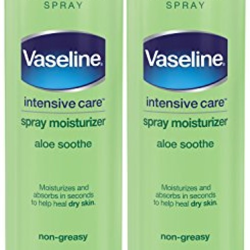 Vaseline Intensive Care Spray Moisturizer, Aloe Soothe 6.5 oz, Tw...