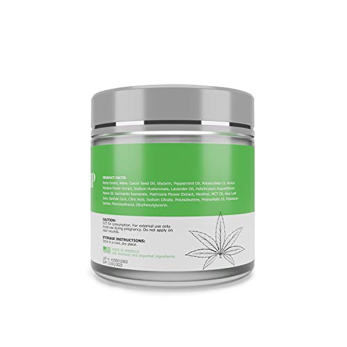 Vees Hemp Cooling Rub 200mg, Organic, Non-GMO, USA Made, Cream f...