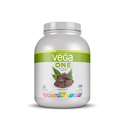 Vega One Organic, Chocolate, Meal Replacement Protein Powder, Veg...
