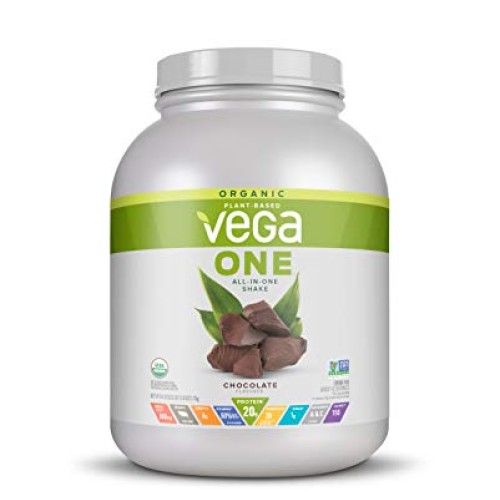 Vega One Organic, Chocolate, Meal Replacement Protein Powder, Veg...