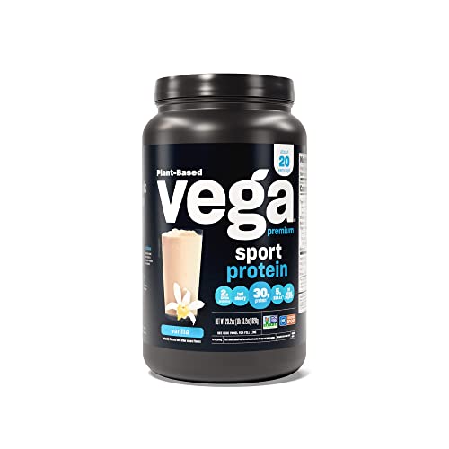 Vega Sport Premium Vegan Protein Powder Vanilla 20 Servings 30g...
