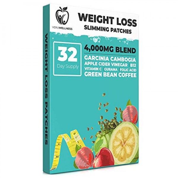 Weight Loss Slimming Patches - 32 Day Supply Increase Metabolism,...