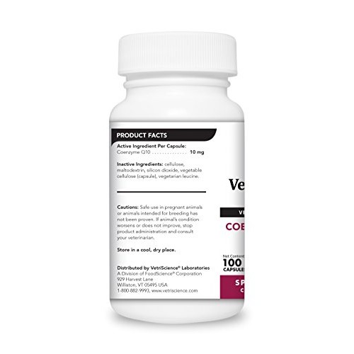 VetriScience Laboratories - Coenzyme Q10 10mg, 100 Capsules 0900...