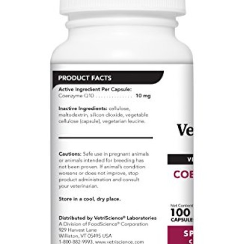 VetriScience Laboratories - Coenzyme Q10 10mg, 100 Capsules 0900...