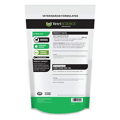 VetriScience Laboratories 40 Count Express Ease, Anal Gland and D...