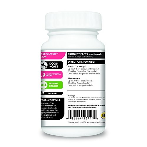 VetriScience Laboratories - Acetylator, Digestive Health Suppleme...