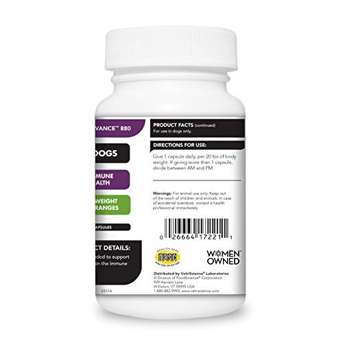 VetriScience Laboratories Cell Advance 880, 120 Capsules - Immune...
