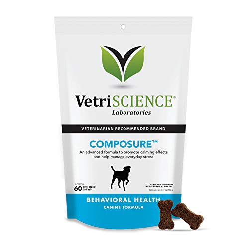 VetriScience Laboratories Composure, Calming Support for Dogs, Na...