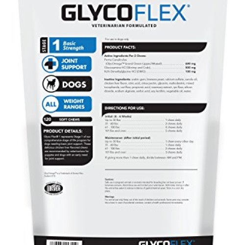 VetriScience Laboratories GlycoFlex 1, Hip and Joint Supplement f...