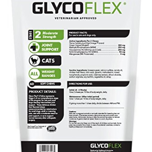 VetriScience Laboratories - GlycoFlex 2 Feline, Hip and Joint Sup...