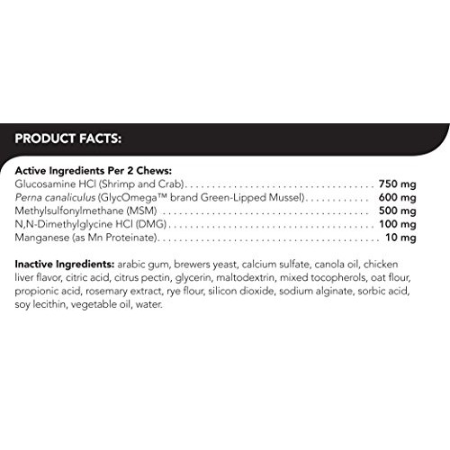 VetriScience Laboratories GlycoFlex 2, Hip and Joint Supplement f...
