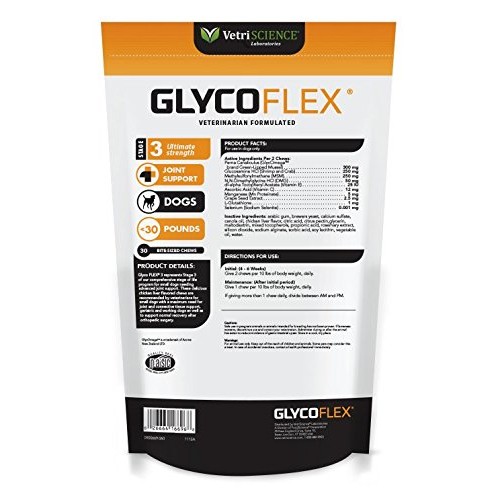 VetriScience Laboratories - GlycoFlex 3 Hip and Joint Supplement ...
