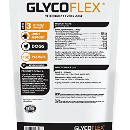 VetriScience Laboratories - GlycoFlex 3 Hip and Joint Supplement ...