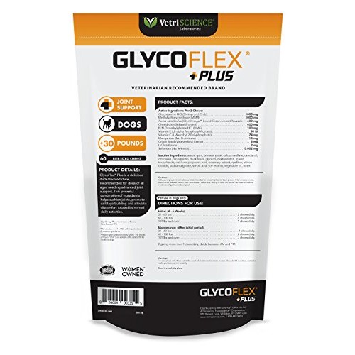 VetriScience Laboratories GlycoFlex Plus, Hip and Joint Supplemen...