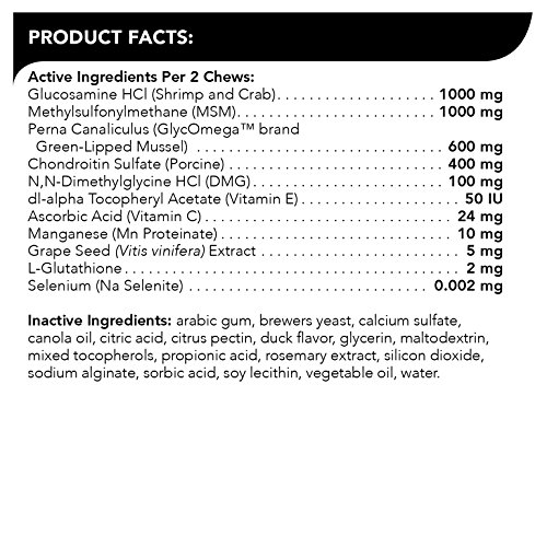 VetriScience Laboratories GlycoFlex Plus, Hip and Joint Supplemen...