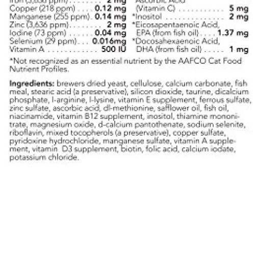 VetriScience Laboratories - Nu Cat Multivitamin for Cats, 90 Chew...
