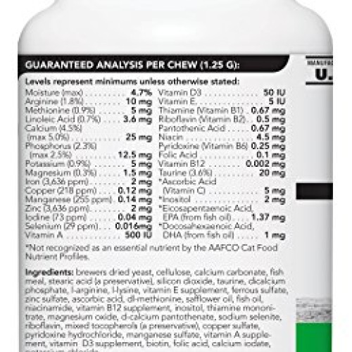 VetriScience Laboratories - Nu Cat Multivitamin for Cats, 90 Chew...