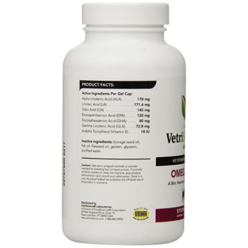 VetriScience Laboratories Omega 3,6,9 for Cats and Dogs, Omega Fa...