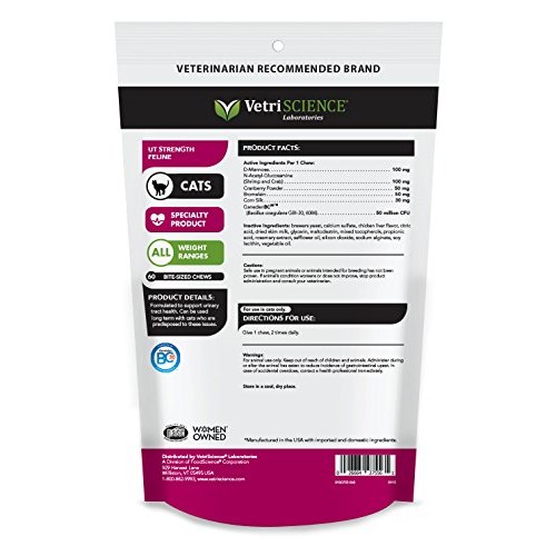 VetriScience Laboratories- UT Strength Feline, Urinary Tract Supp...