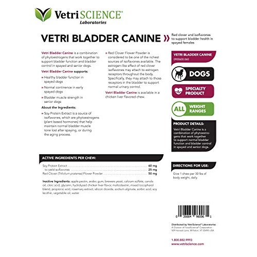VetriScience Laboratories - Vetri Bladder Canine, Bladder Support...
