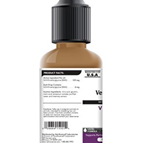 VetriScience Laboratories Vetri-DMG 125 mg, 3.85-Ounce