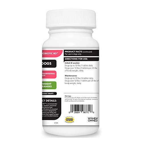 VetriScience Laboratories Vetri Probiotic BD, Bowel Defense and G...