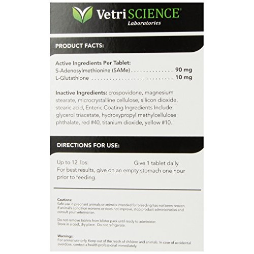 VetriScience Laboratories Vetri Same Liver Support Supplement for...