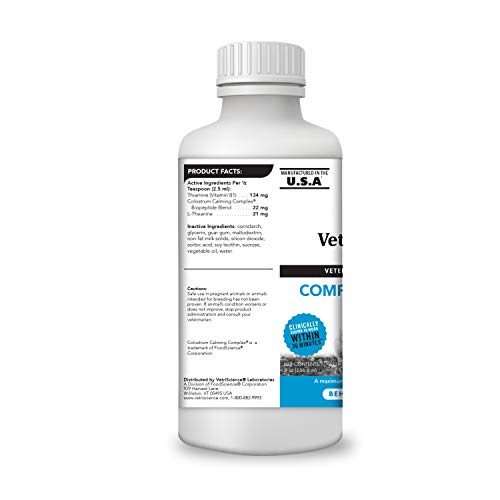 VetriScience Laboratories - Composure Liquid MAX for Dogs and Cat...