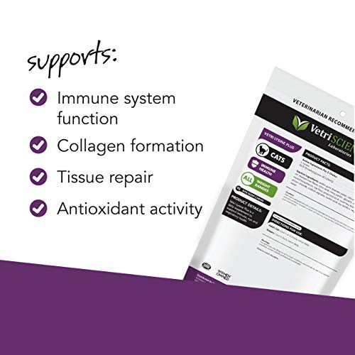 VetriScience Laboratories Vetri Lysine Plus, Immune Support Suppl...