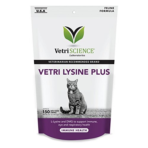 VetriScience Laboratories Vetri Lysine Plus, Immune Support Suppl...