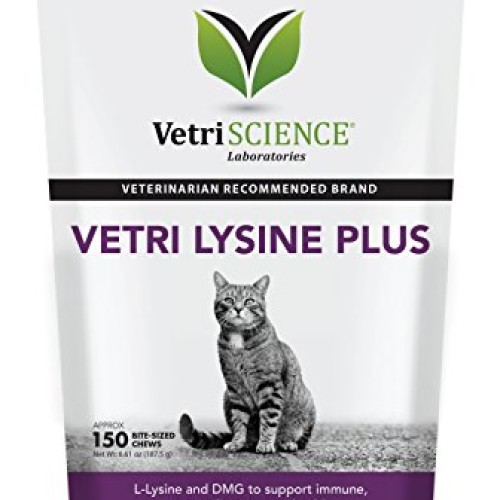 VetriScience Laboratories Vetri Lysine Plus, Immune Support Suppl...