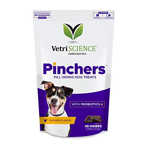VETRISCIENCE Pill Pinchers for Dogs, Chicken Liver, 45 Pinchers, ...