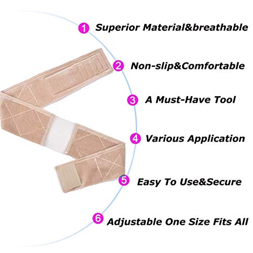 Wig Grip Headbands for Women Adjustable Velvet Wig Grip Cap for L...