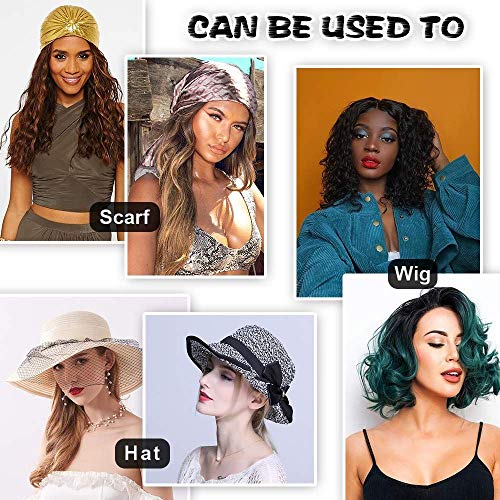 Wig Grip Headbands for Women Adjustable Velvet Wig Grip Cap for L...