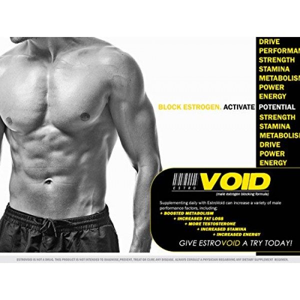 EstroVoid | Estrogen Blocker for Men |1500mg Natural Aromatase In...