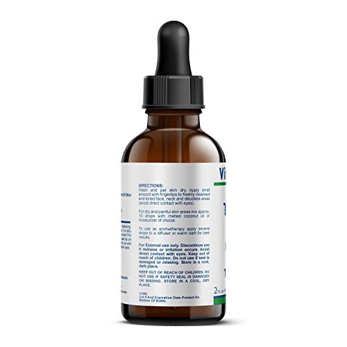 ViamSalutis 100% Pure Tea Tree Oil, 2 Fluid Ounce